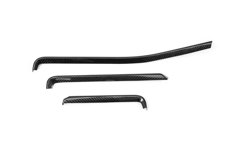 C8 Real Carbon Fiber Dashboard Interior Control Cover