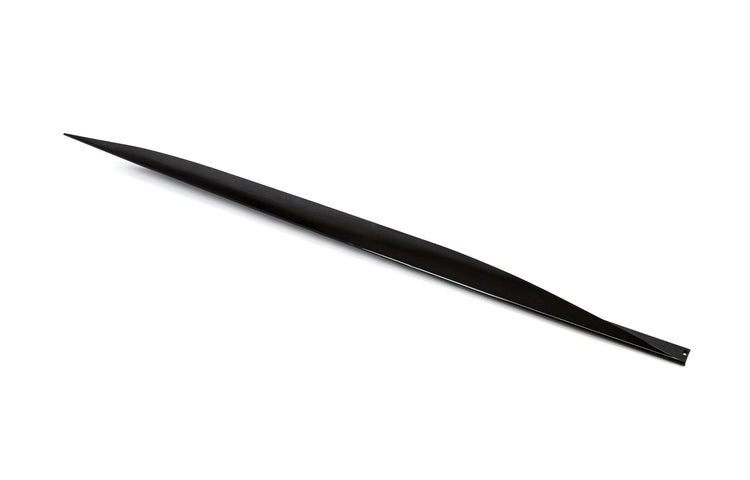 C8 Side Skirts Rocker Panels Guard Pair Carbon Flash Black