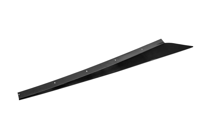 C8 Side Skirts Rocker Panels Guard Pair Carbon Flash Black