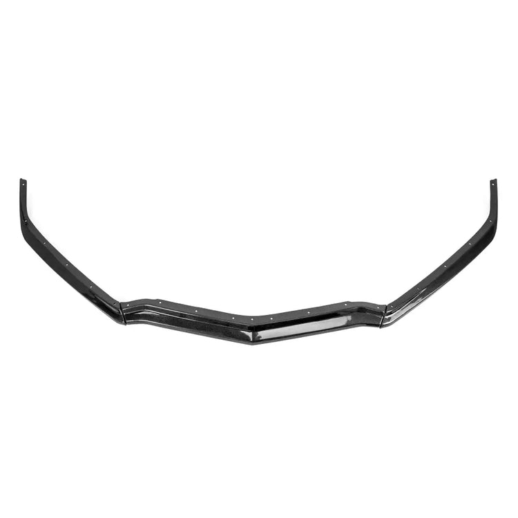 C8 Front Splitter 5VM Style Carbon Flash Black-5