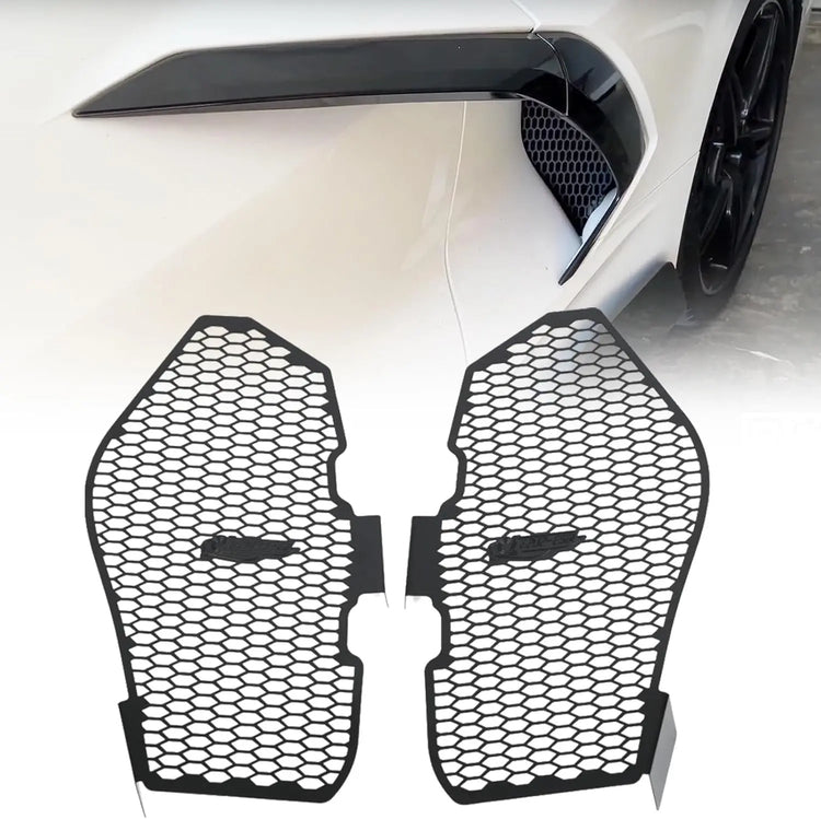 2 PCS Side Intake Grille Guard Set for C8 Stingray Z51-1