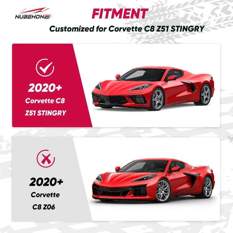 C8 Real Carbon Fiber Side Fender-2