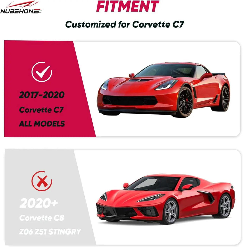 C7 Real Carbon Fiber Front Bumper - Nubehone