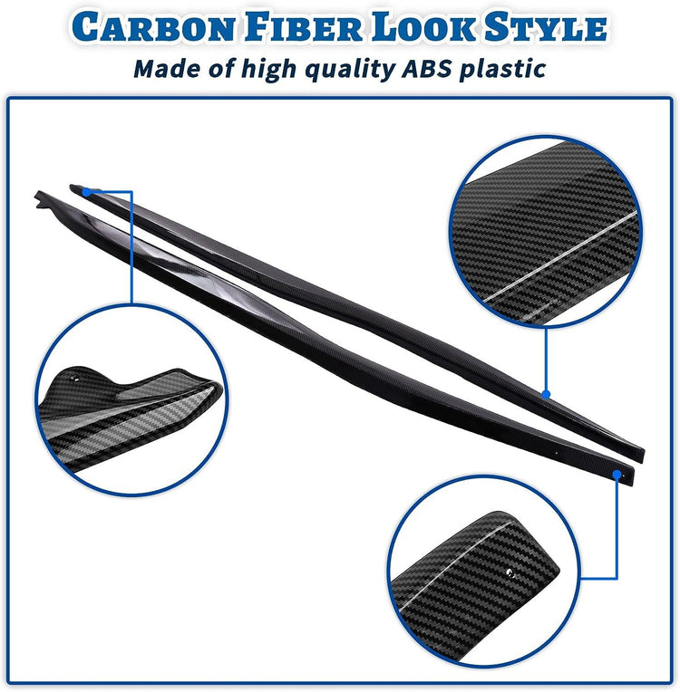 NUBEHONE C7 Side Skirt Rocker Panels-5