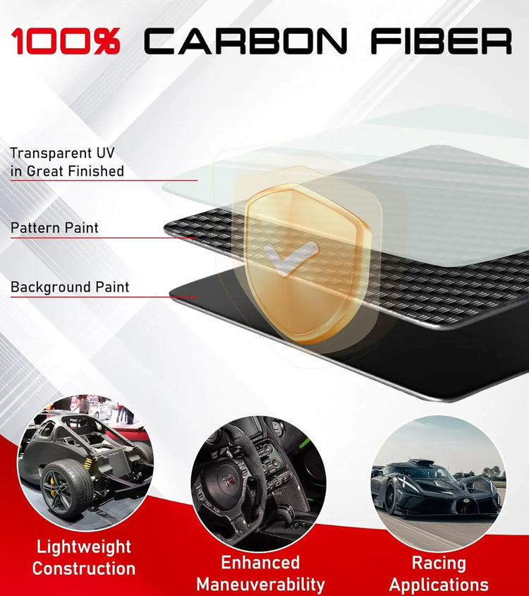 Real Carbon Fiber Rear High Wing Spoiler C8 Stingray Z51-2