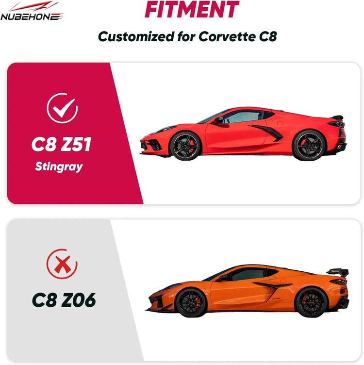 C8 Side Skirts Rocker Panels Guard Pair-2