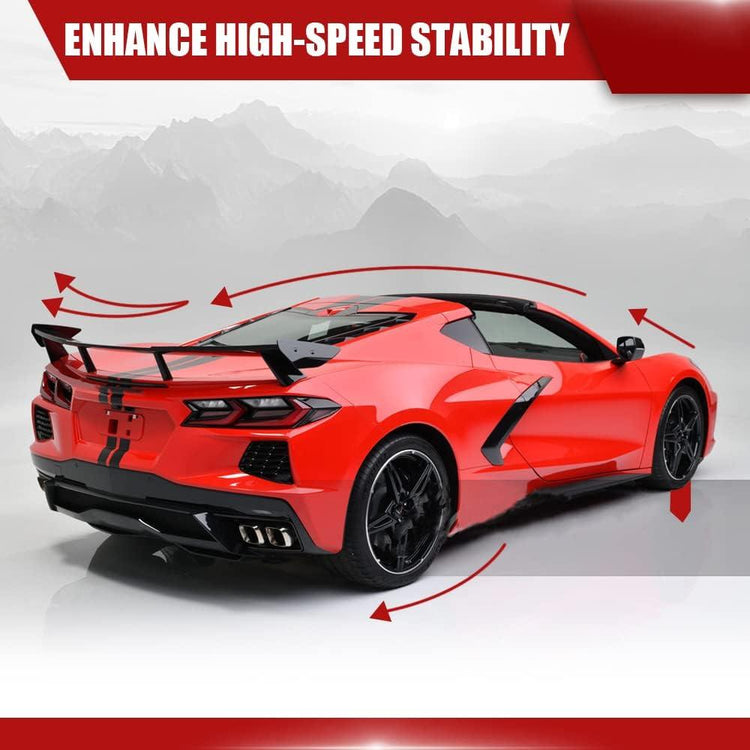 NUBEHONE C8 Rear High Wing Spoiler-5