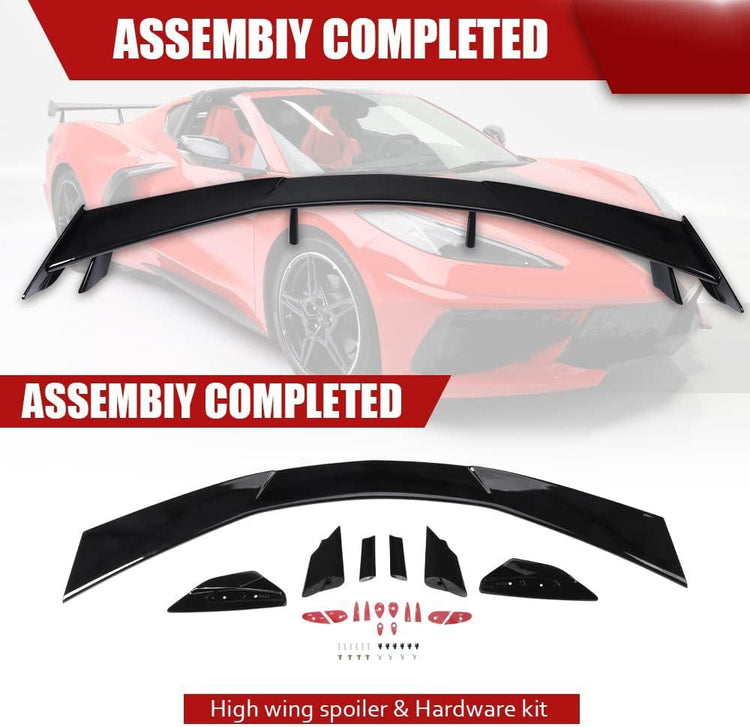 NUBEHONE C8 Rear High Wing Spoiler-6