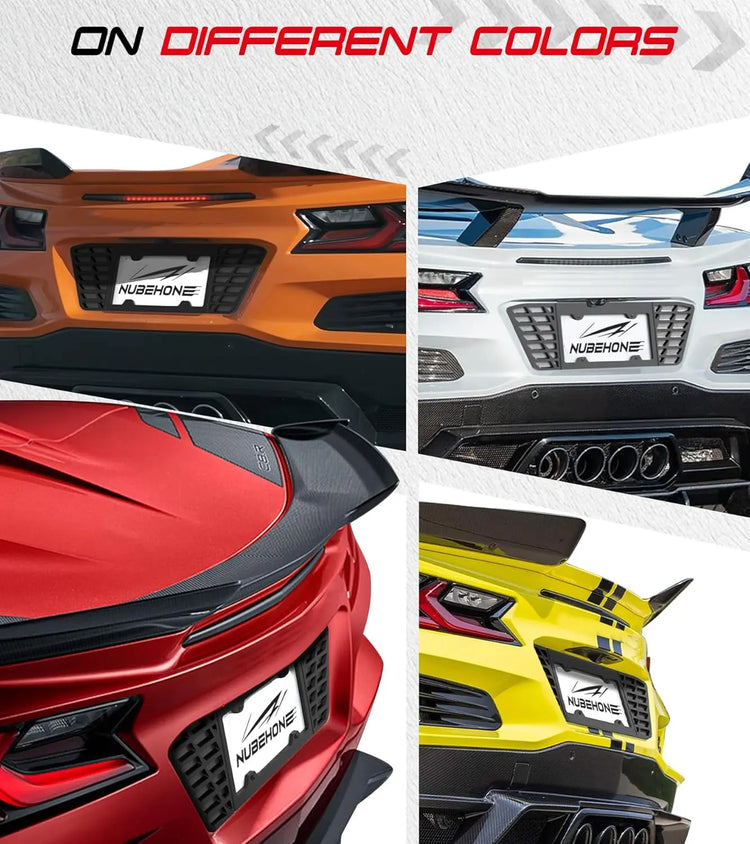 Aluminum License Plate Frame for C8 Z06 E-Ray 2023-2025-5