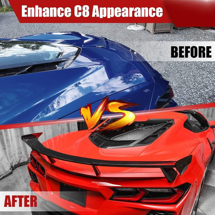 NUBEHONE C8 Rear High Wing Spoiler-7