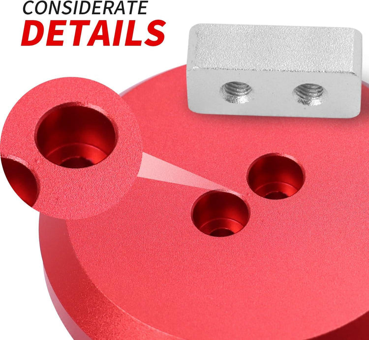 Aluminum Jack Pad (4-Pack, Red) - Nubehone