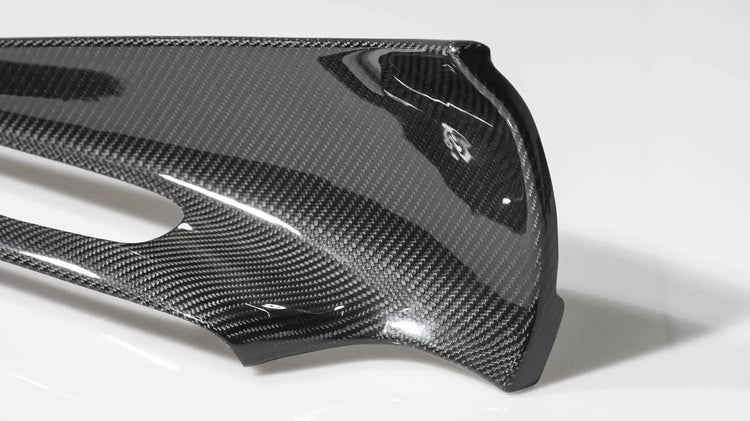C8 Real Carbon Fiber Upper Door Handle Panel Cover-9