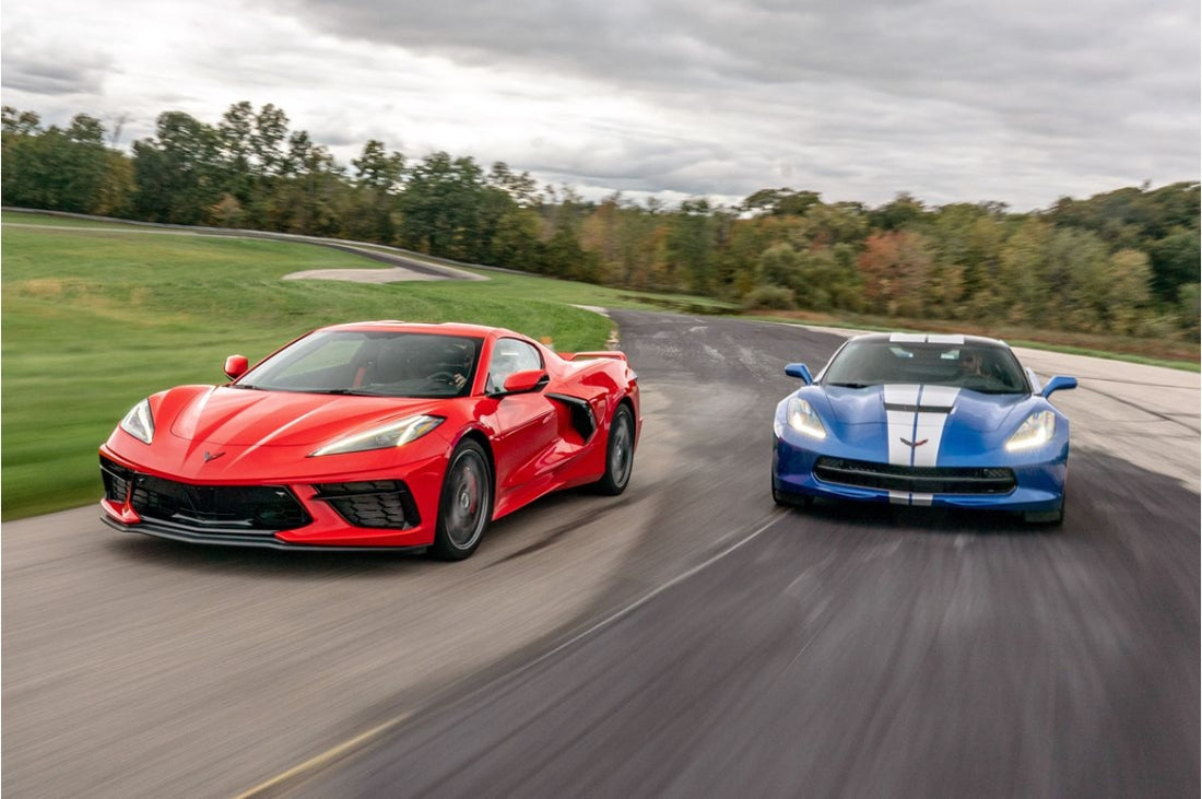 C8 CORVETTE VS. C7 CORVETTE - Nubehone