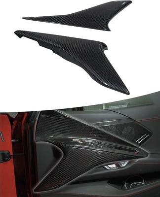 C8 Carbon Fiber Interior Lower Door Panel Trim-1