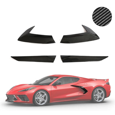 C8 Real Carbon Fiber Side Fender-1