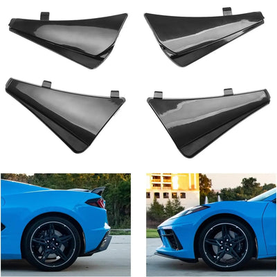 NUBEHONE C8 Front & Rear Splash Guards Mud Flaps Hydro-Dipped -1