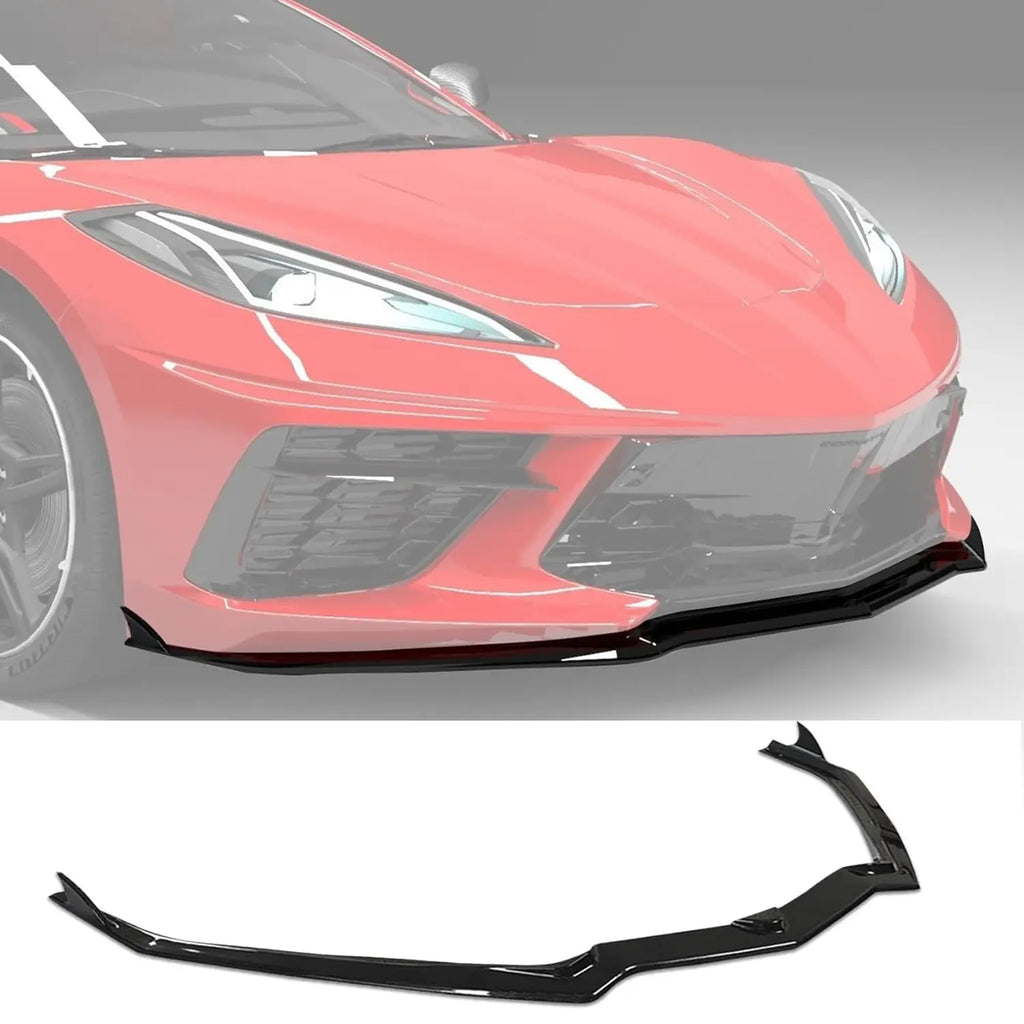 C8 Real Carbon Fiber Front Bumper Lip-10