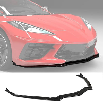 C8 Real Carbon Fiber Front Bumper Lip-10