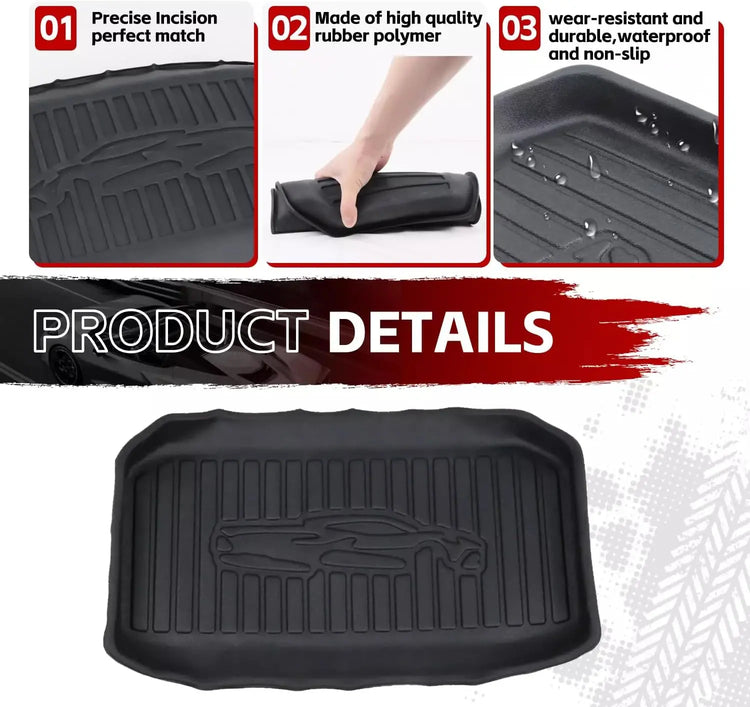 C8 Front Storage Compartment Cargo Mat Liner Trim Cover