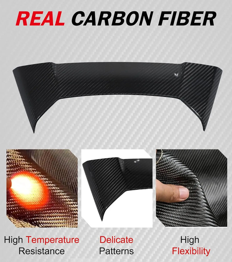 C8 Carbon Fiber Rear Speaker Trim Cover-2