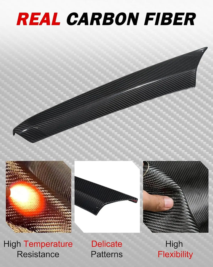 C8 Carbon Fiber Central Control Side Trim-2