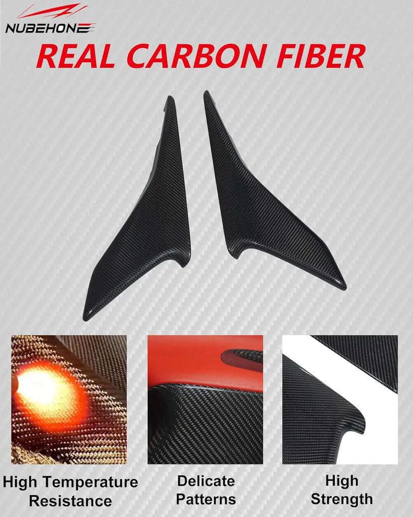 C8 Carbon Fiber Interior Lower Door Panel Trim-2