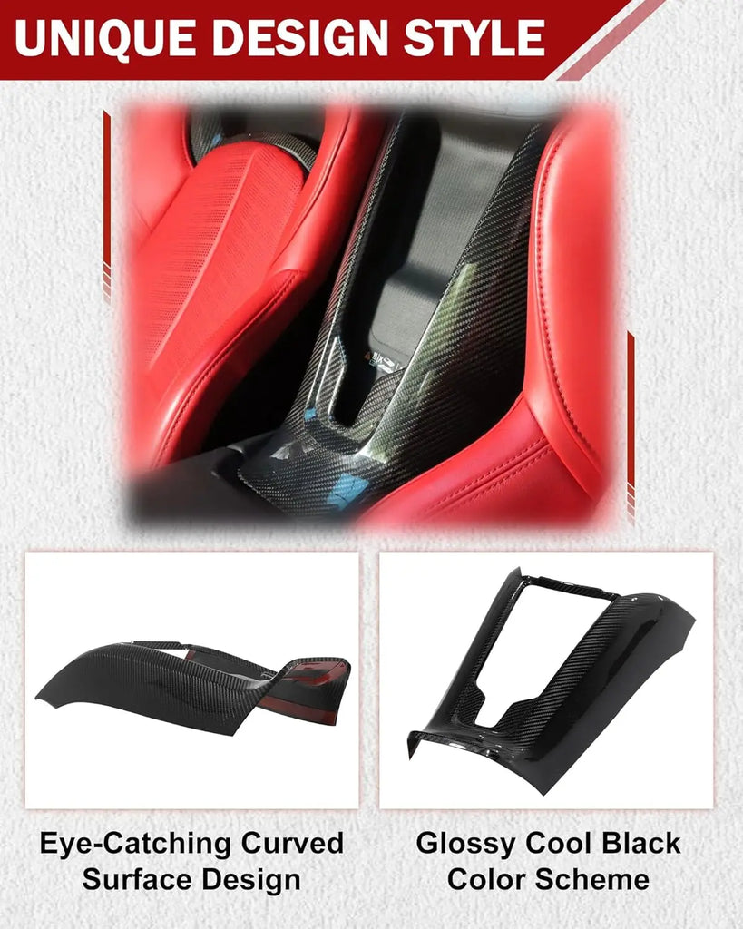 Carbon Fiber Interior Center Control Cover-3