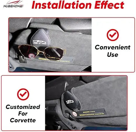 Visor Sunglasses Holder Clip for Corvette-4