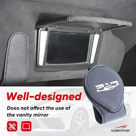 Visor Sunglasses Holder Clip for Corvette-5