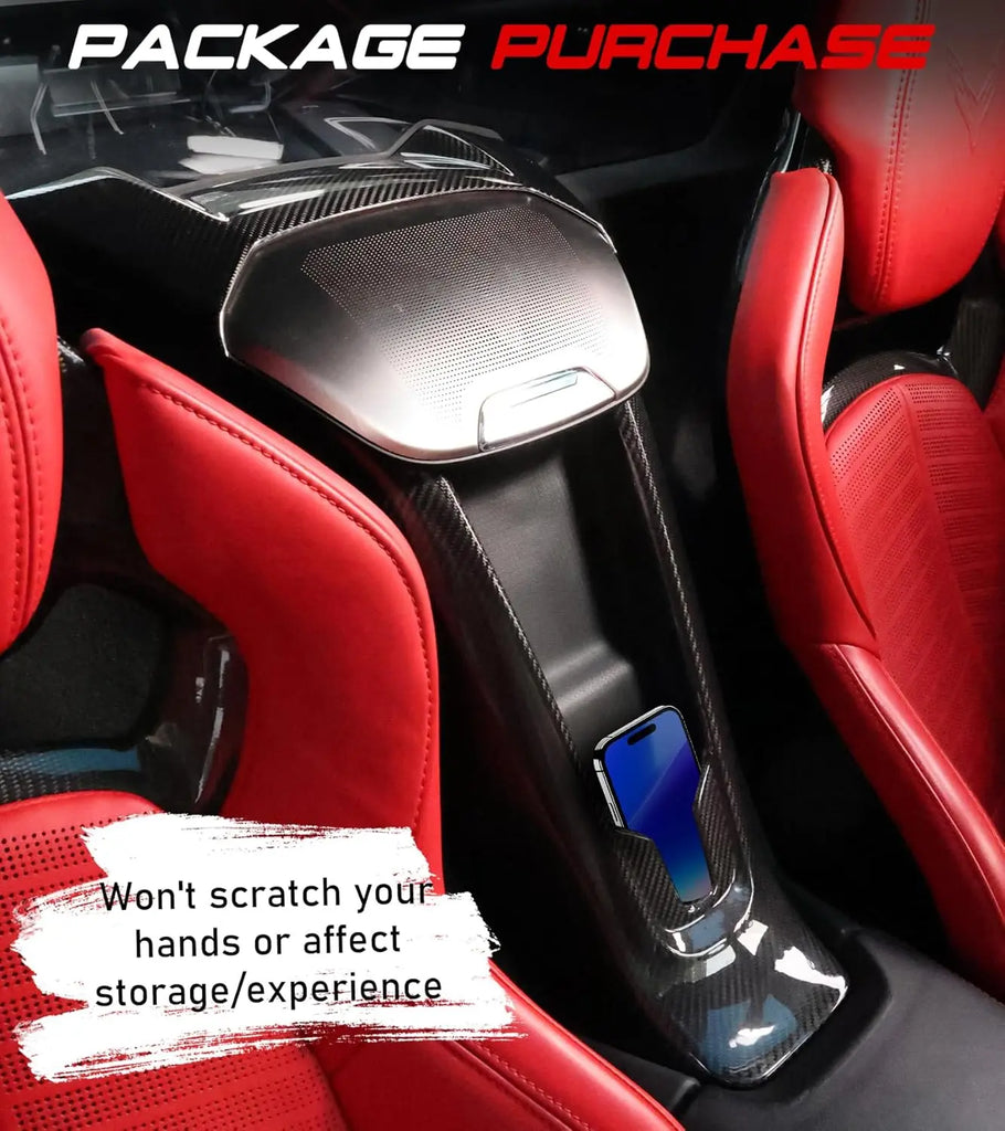 Carbon Fiber C8 Rear Speaker Trim Cover for Corvette C8 Stingray Z51 Z06 E-Ray Coupe-6