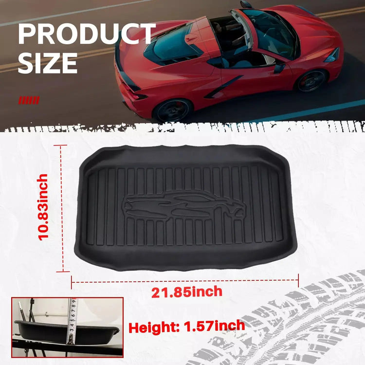 C8 Front Storage Compartment Cargo Mat Liner Trim Cover