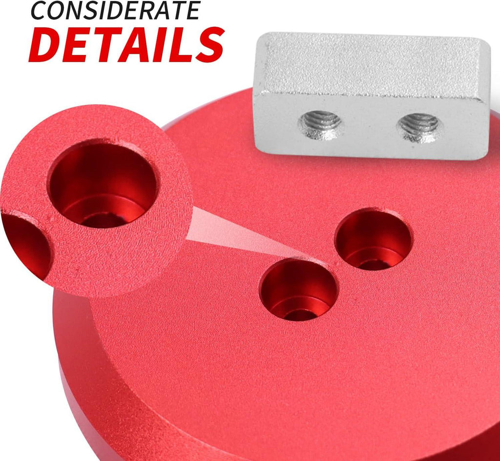 NUBEHONE Aluminum Jack Pad (4-Pack, Red)-7